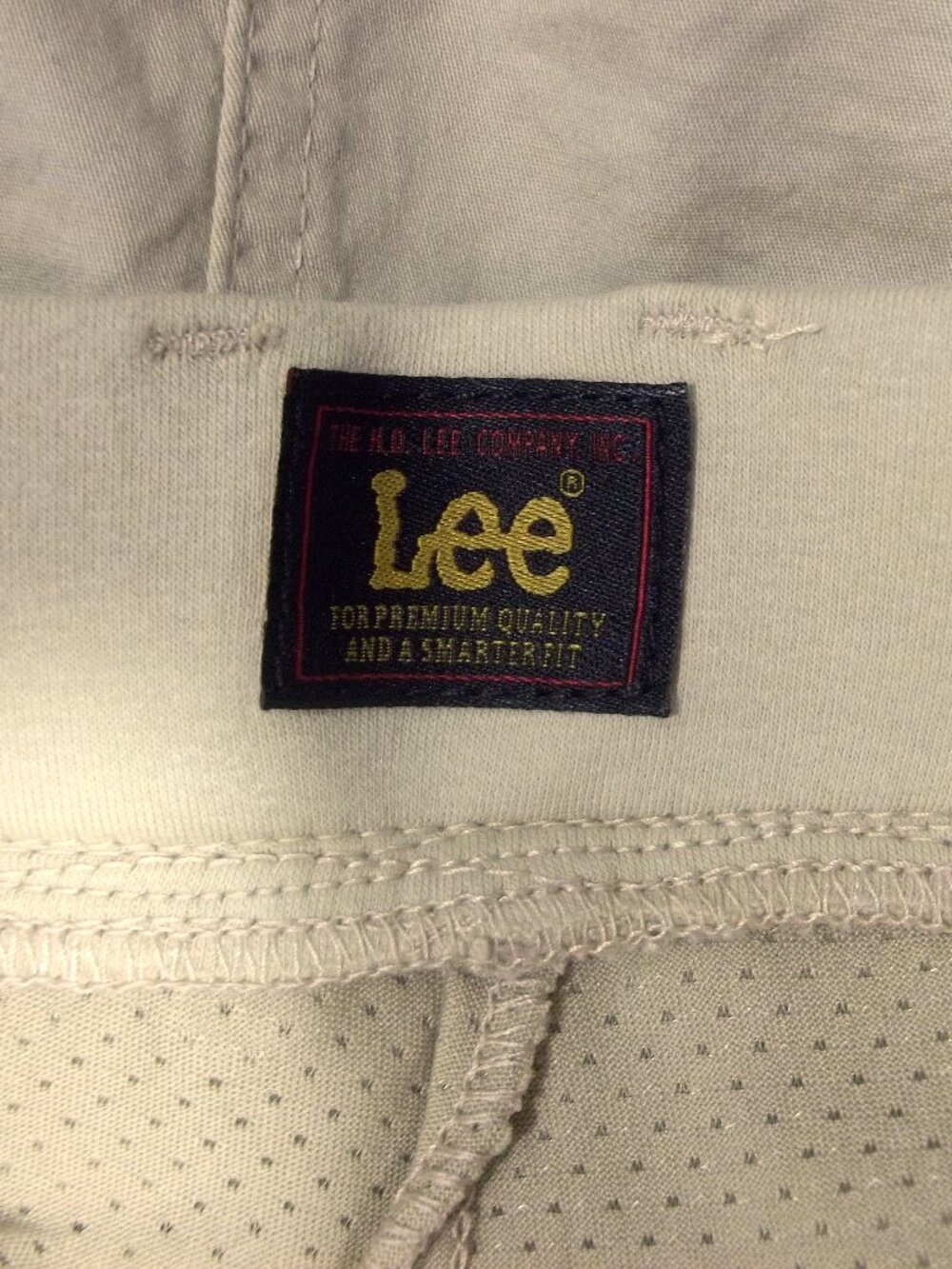 Lee Womens Skort Plus Size 18M Casual Mid Rise Pockets Cream NWT - Picture 4 of 6